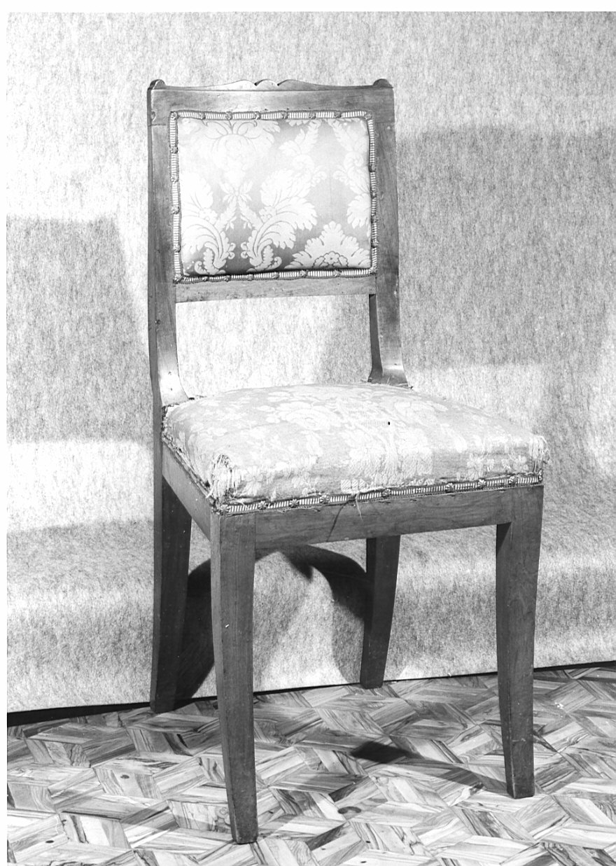 sedia, opera isolata - produzione lombarda (sec. XIX)