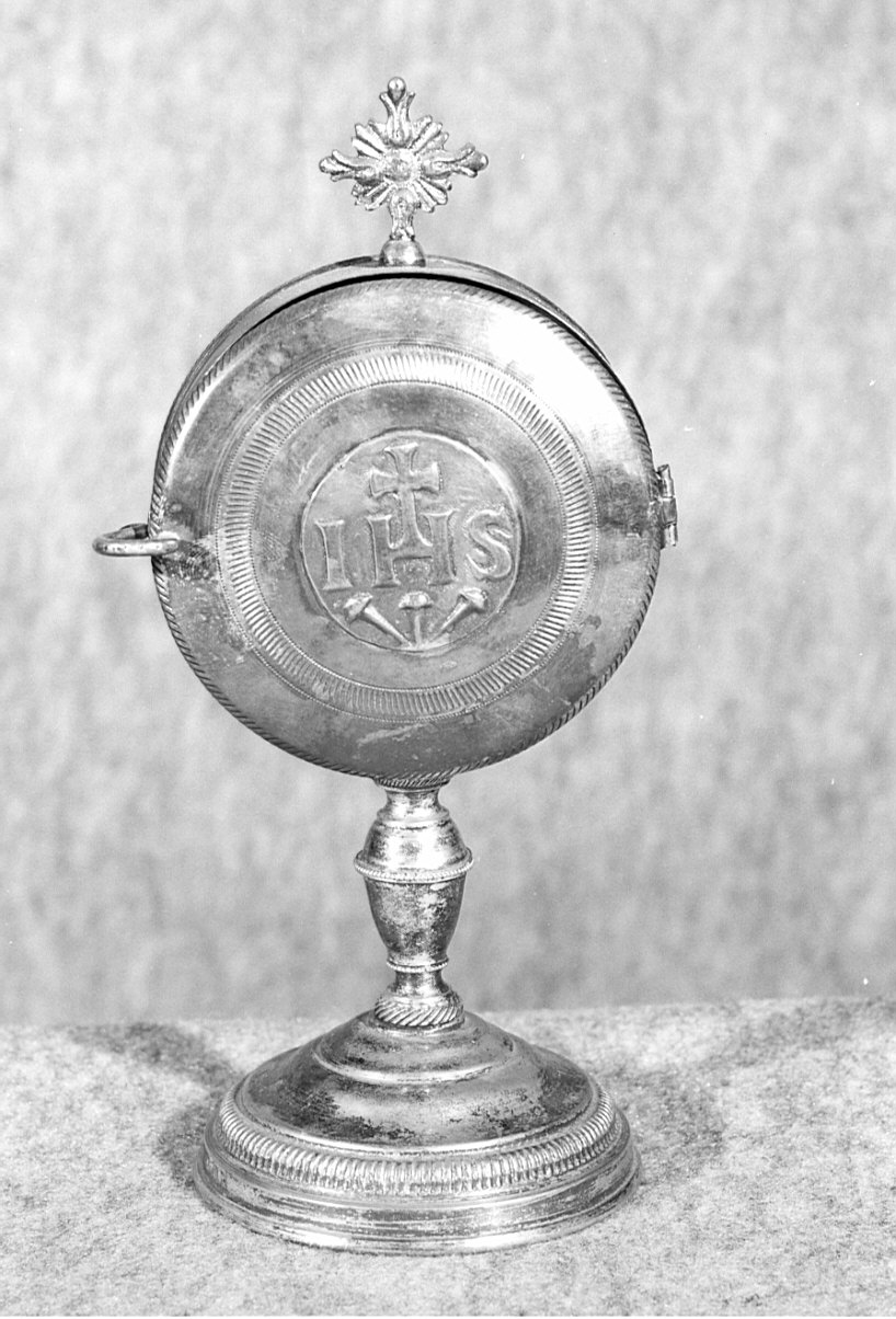 teca eucaristica, opera isolata - manifattura lombarda (fine/inizio secc. XIX/ XX)