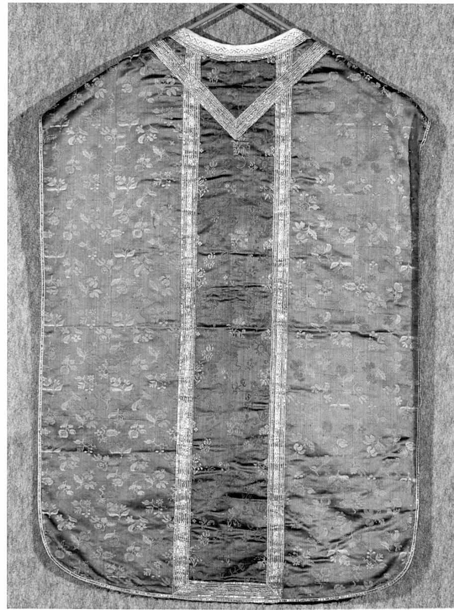 paramento liturgico, insieme - manifattura lombarda (ultimo quarto sec. XVIII)