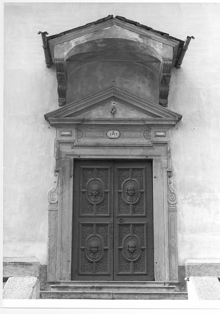 portale maggiore, elemento d'insieme - ambito valtellinese (sec. XVII)