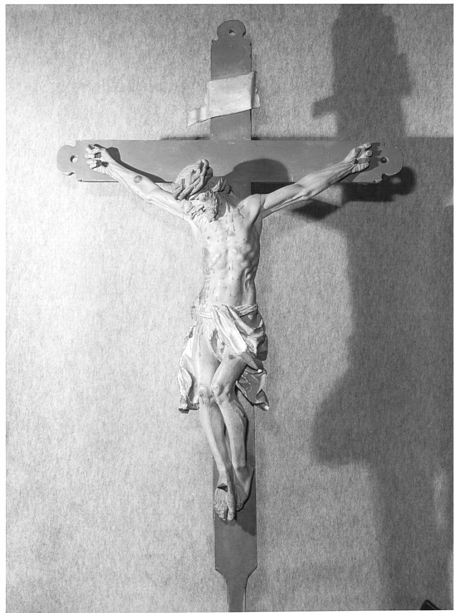 crocifisso, opera isolata - ambito valtellinese (sec. XVIII)
