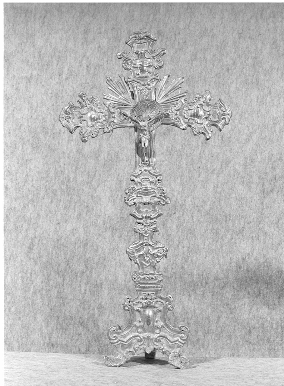 croce d'altare, opera isolata - ambito lombardo (sec. XVIII)