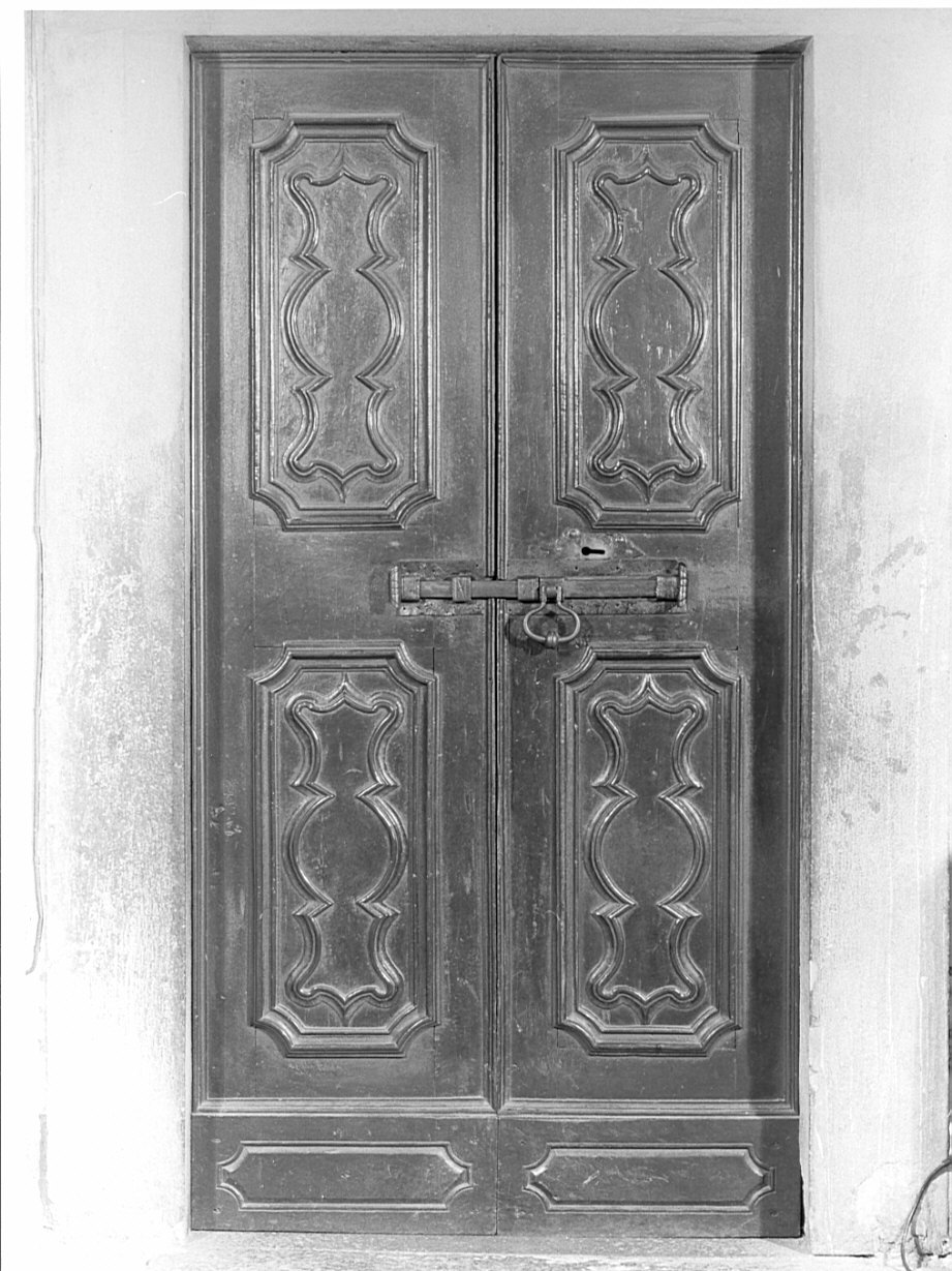 porta - a due battenti, coppia - ambito valtellinese (sec. XVIII)