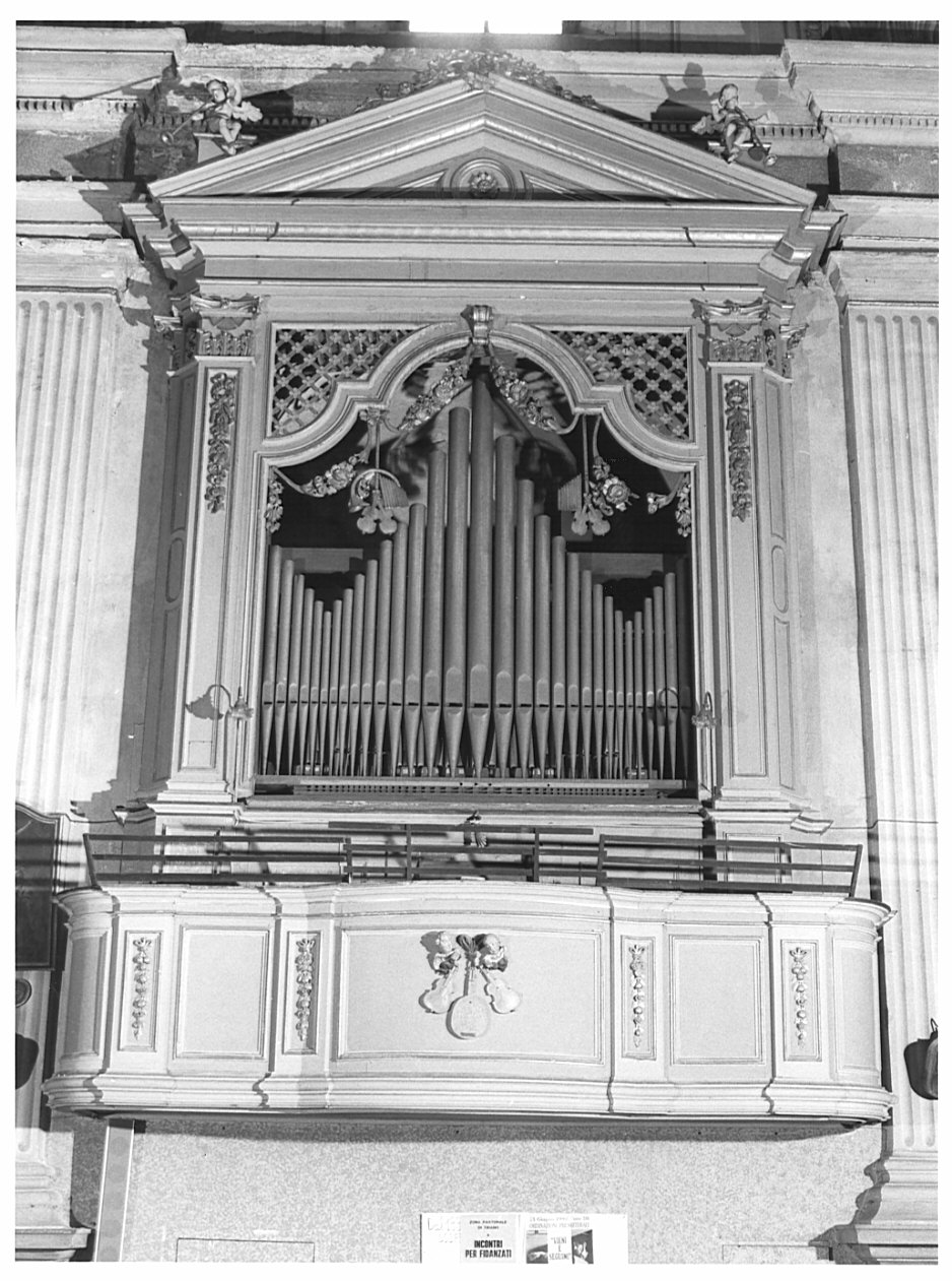 cassa d'organo, opera isolata di Venosta Carlo (fine sec. XVIII)