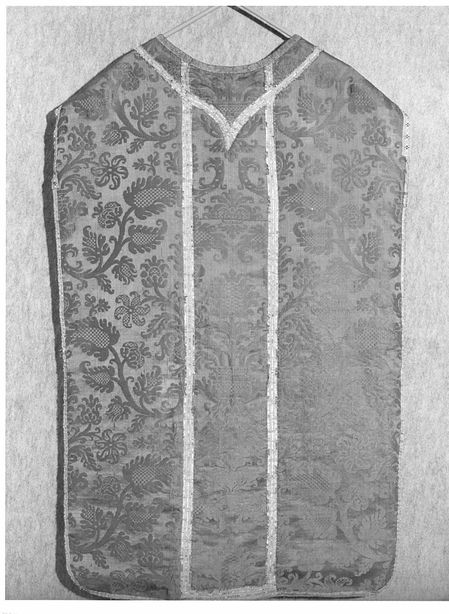 paramento liturgico, insieme - manifattura italiana (fine/inizio secc. XVI/ XVII)