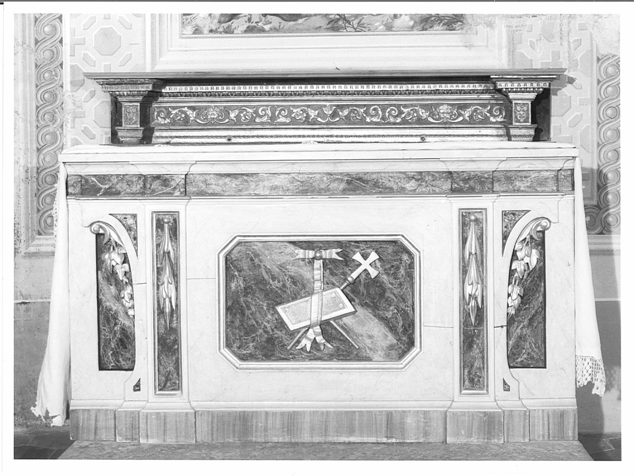 altare, opera isolata - bottega lombarda (fine/inizio secc. XIX/ XX)