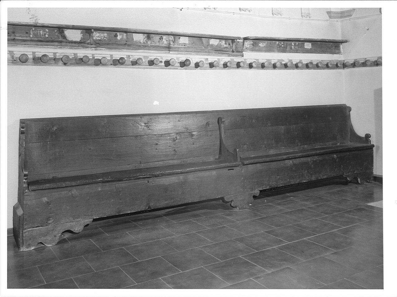 panca, opera isolata - ambito valtellinese (prima metà sec. XIX)