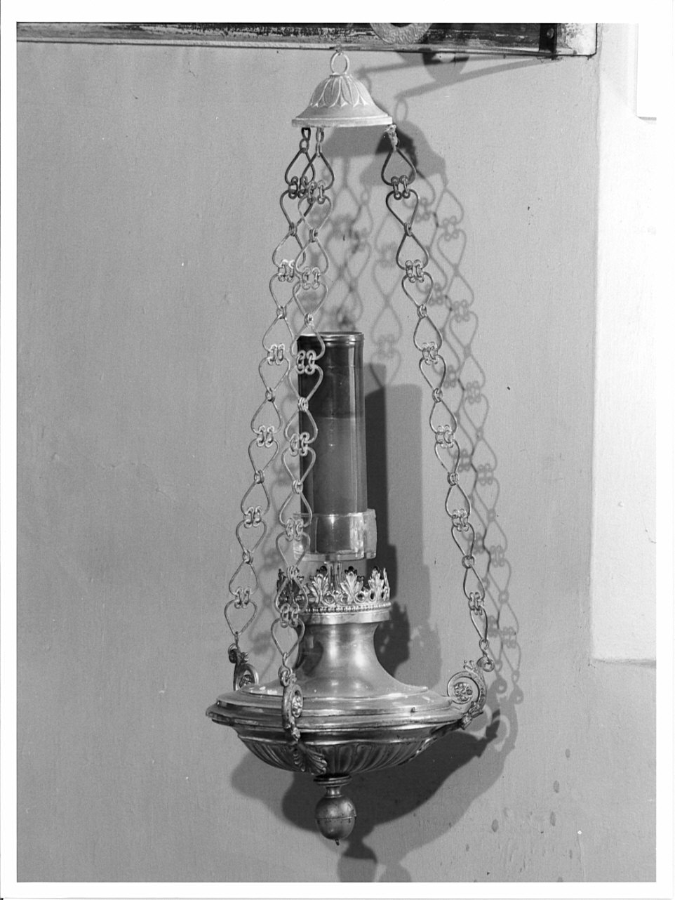 lampada pensile, opera isolata - bottega lombarda (sec. XIX)