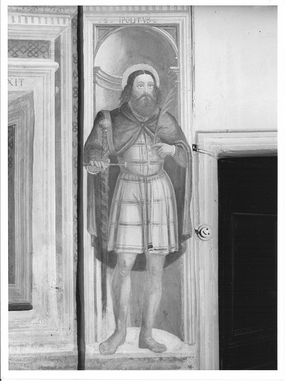 Sant'Ippolito (dipinto, elemento d'insieme) di Valorsa Cipriano (sec. XVI)