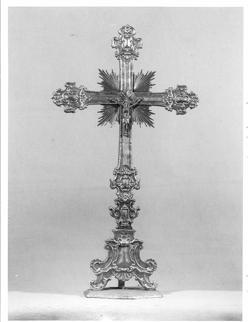 croce d'altare, opera isolata - bottega lombarda (sec. XVIII)