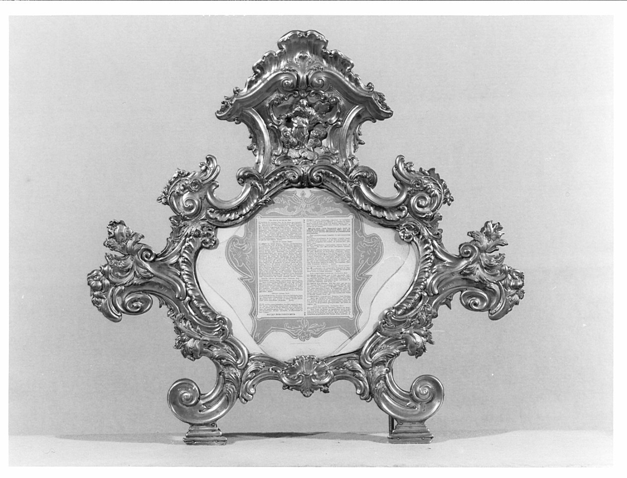 cartagloria, opera isolata - bottega lombarda (sec. XVIII)