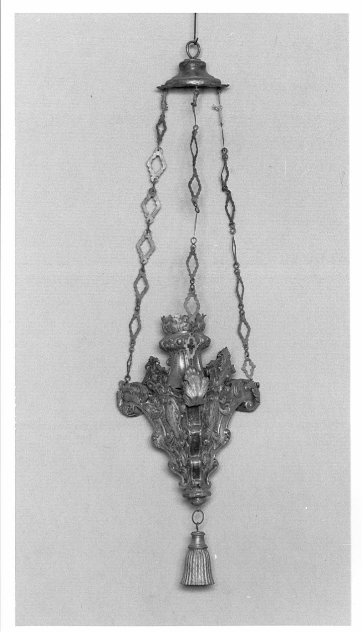 lampada del SS. Sacramento, opera isolata - bottega lombarda (sec. XVIII)