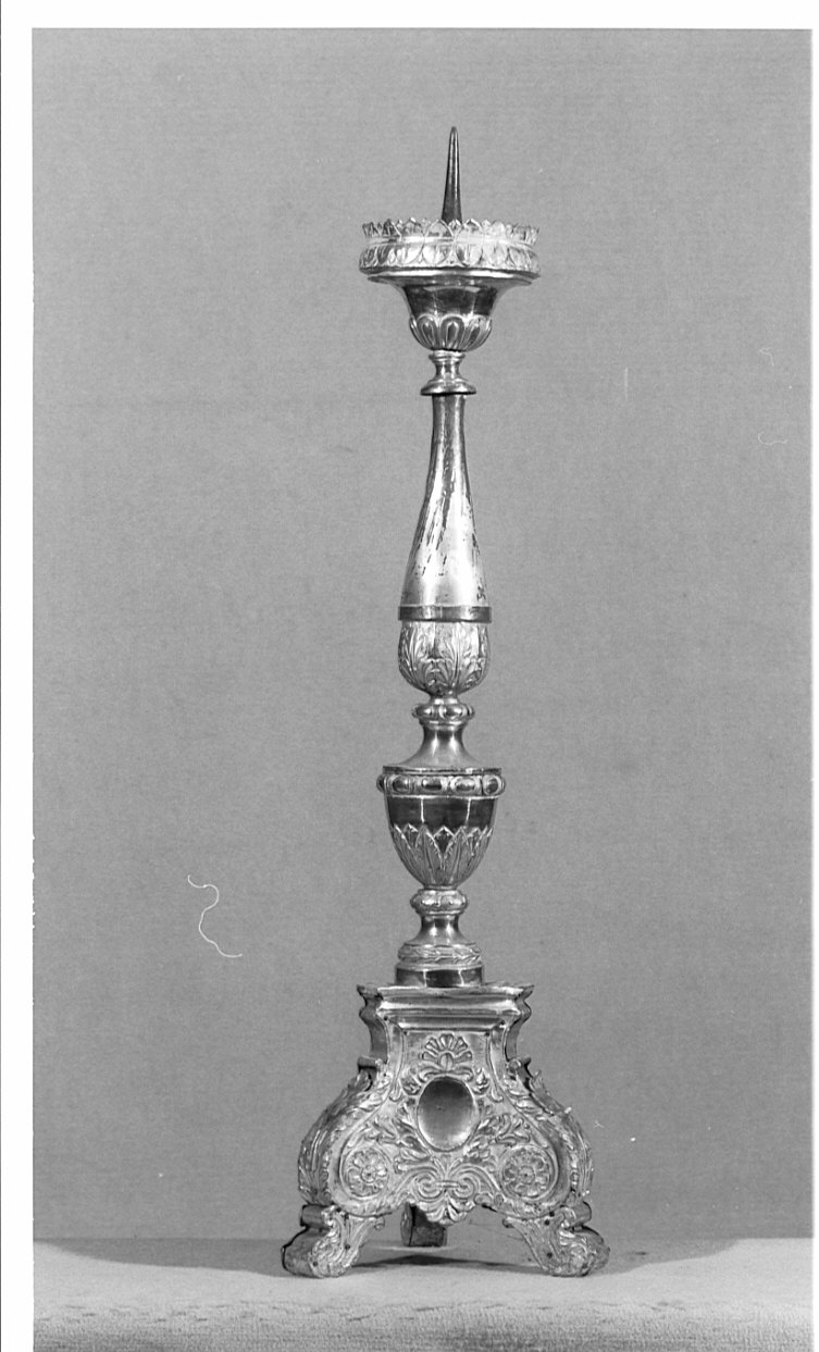 candeliere, serie - bottega lombarda (metà sec. XIX)