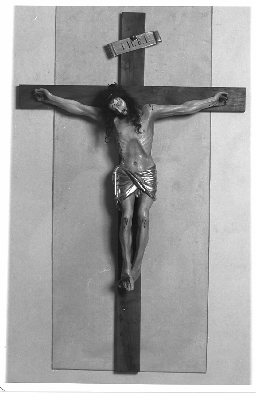 crocifisso, opera isolata - produzione lombarda (sec. XIX)