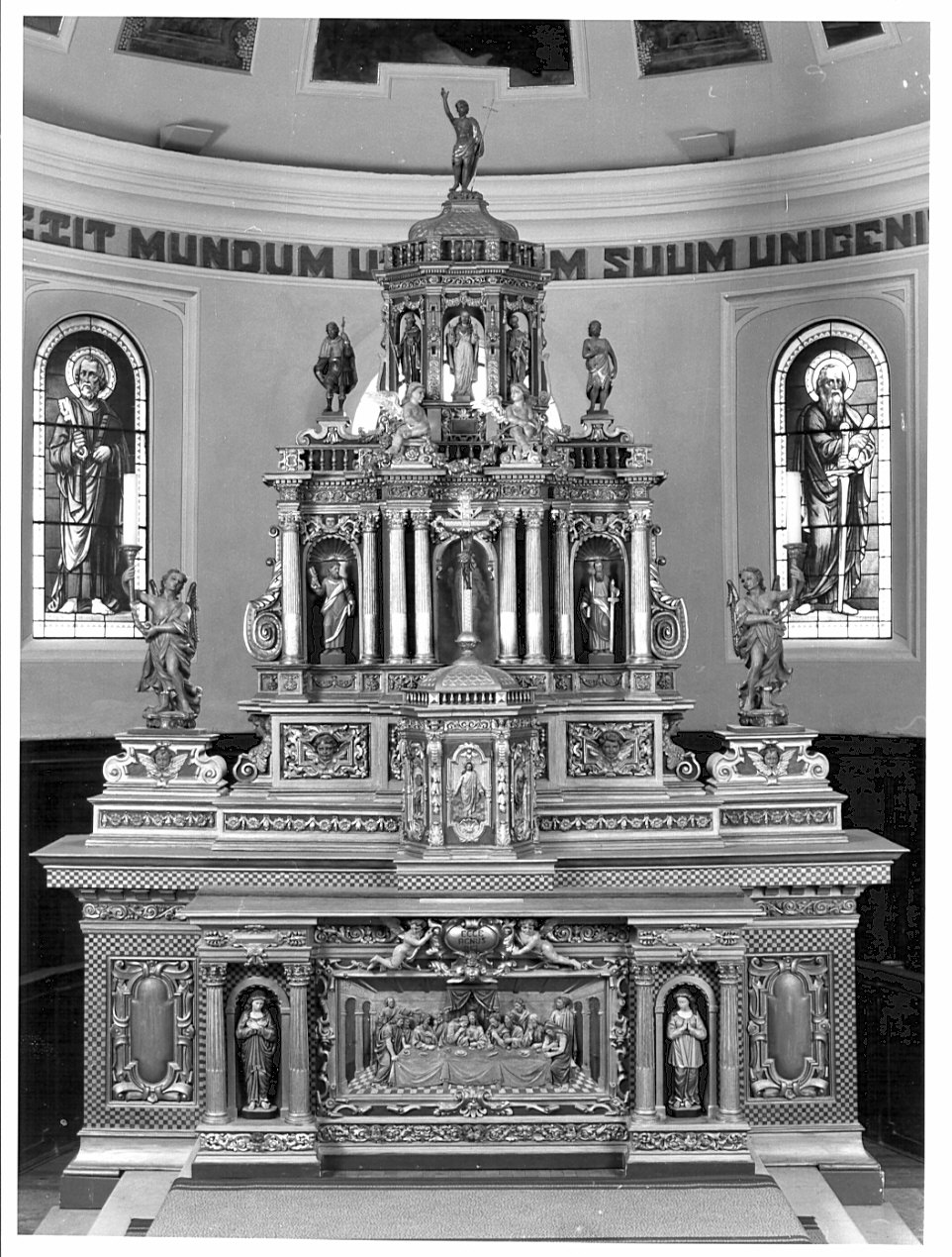 altare maggiore, insieme - produzione lombarda (sec. XVII)