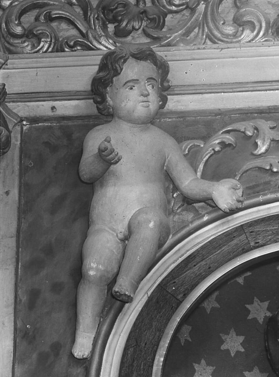 angioletto (statua, elemento d'insieme) - ambito lombardo (fine/inizio secc. XVII/ XVIII)