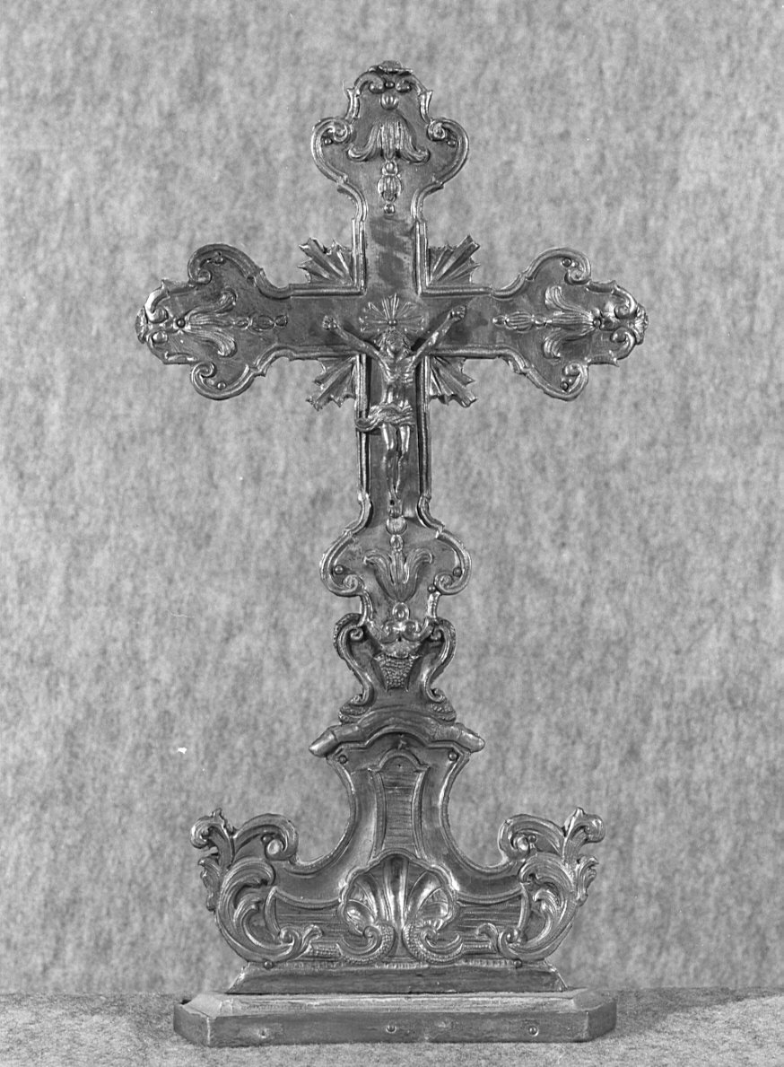 croce d'altare, opera isolata - ambito lombardo (sec. XVIII)