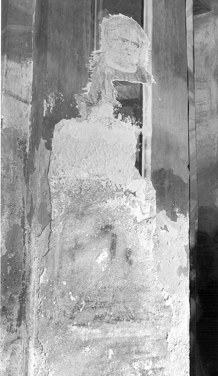 Santo (dipinto, frammento) - ambito lombardo (prima metà sec. XVI)