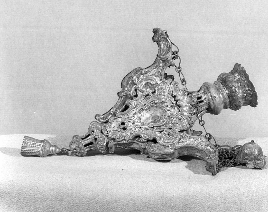 lampada pensile, opera isolata - bottega lombarda (sec. XVIII)