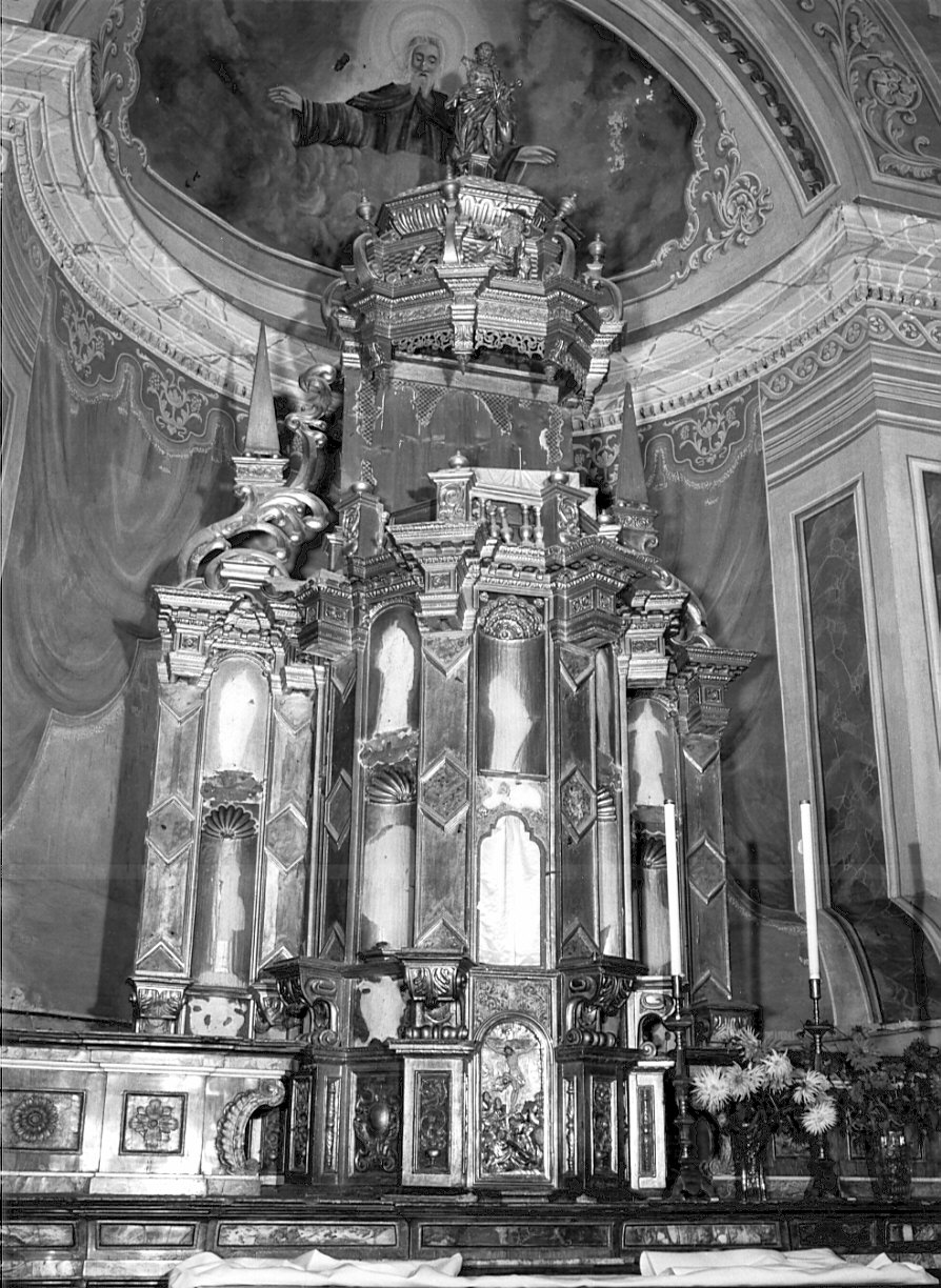 tabernacolo - a tempietto, complesso decorativo di Acqua Domenico (sec. XVII)