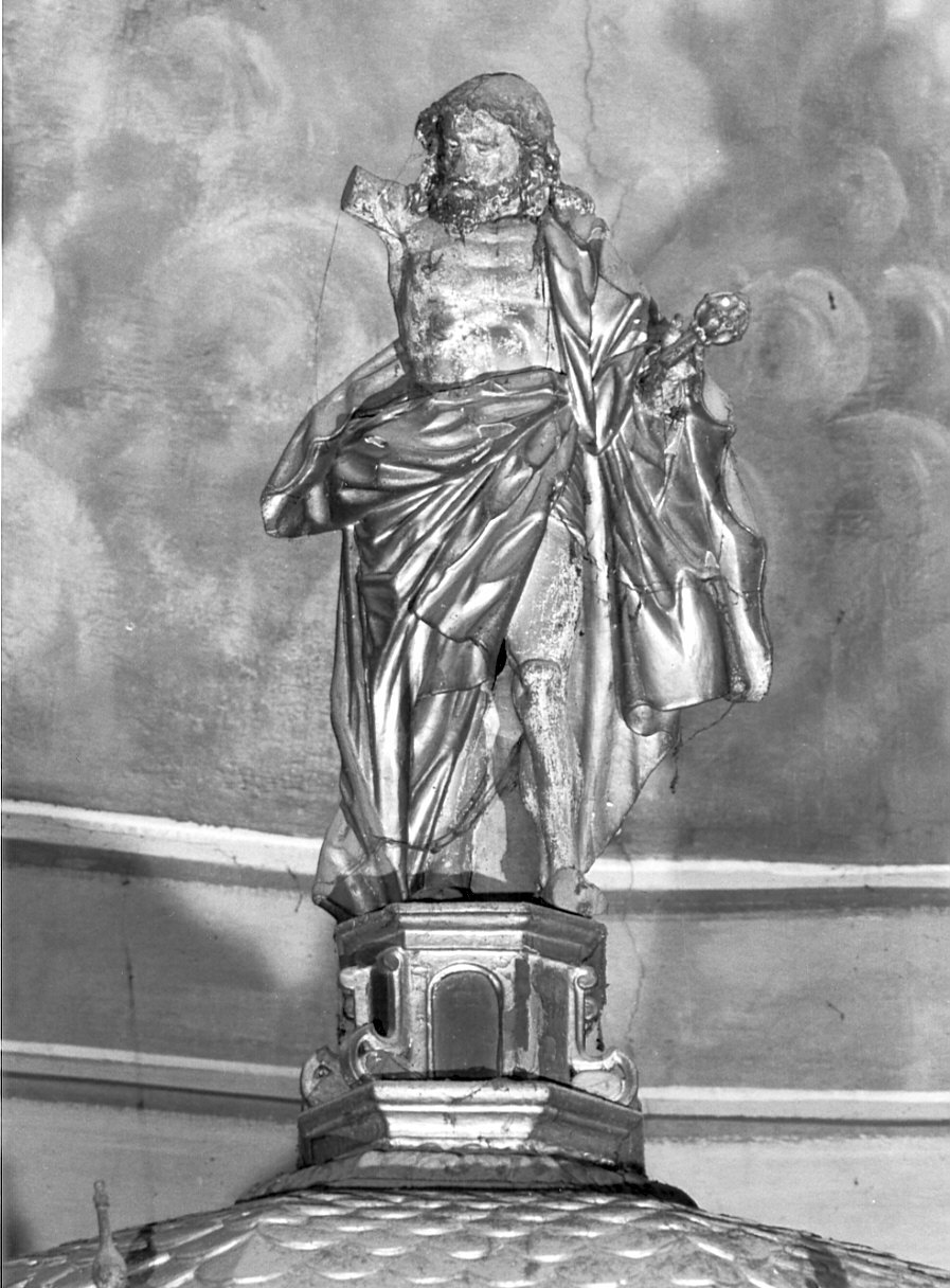 Cristo risorto (statua, elemento d'insieme) di Acqua Domenico (attribuito) (sec. XVII)