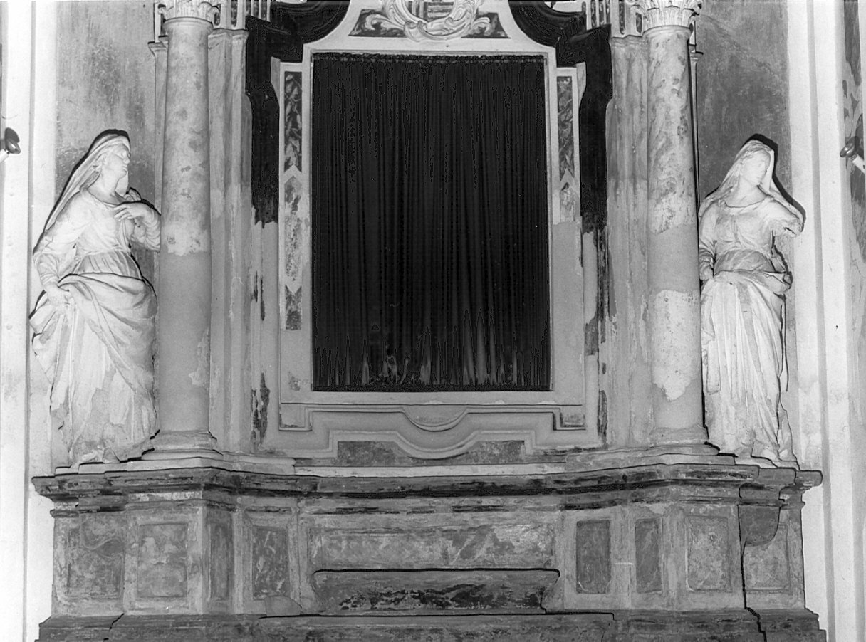 figure femminili (statua, elemento d'insieme) di Longhi Gabriele (attribuito) (sec. XVIII)