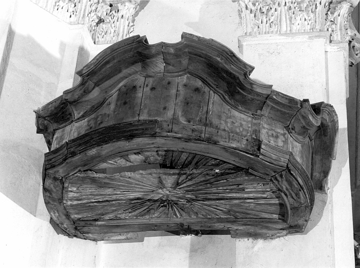 cielo di pulpito, opera isolata - bottega lombarda (sec. XVIII)