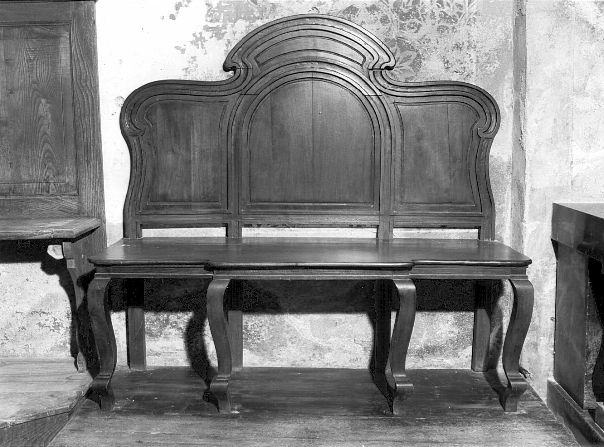 panca, opera isolata - bottega lombarda (sec. XX)