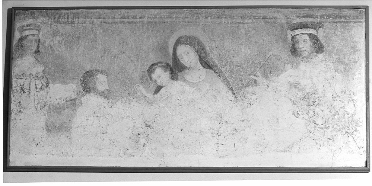 adorazione dei Re Magi (dipinto, opera isolata) - ambito valtellinese (seconda metà sec. XVI)