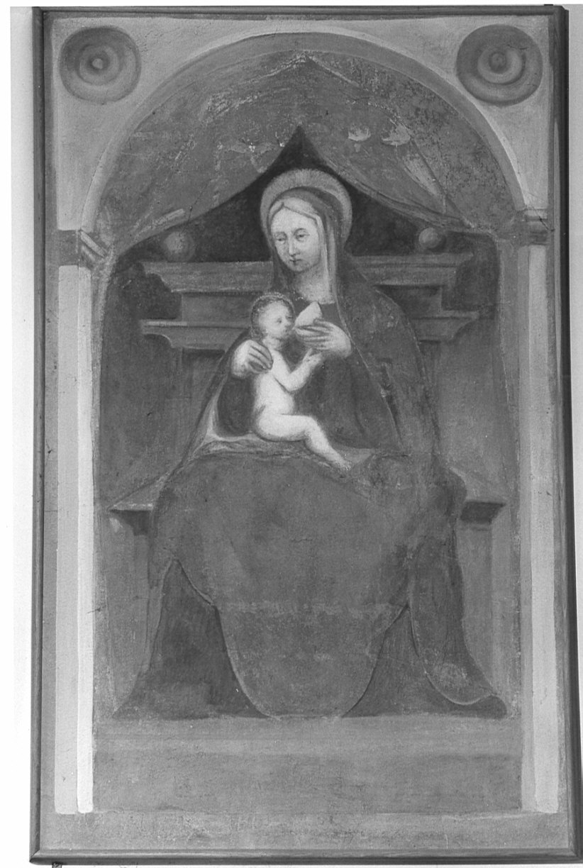 Madonna del Latte (dipinto, opera isolata) - ambito lombardo (metà sec. XVI)