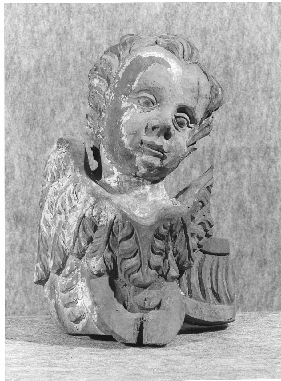 cherubino (scultura, coppia) - produzione lombarda (metà sec. XVIII)