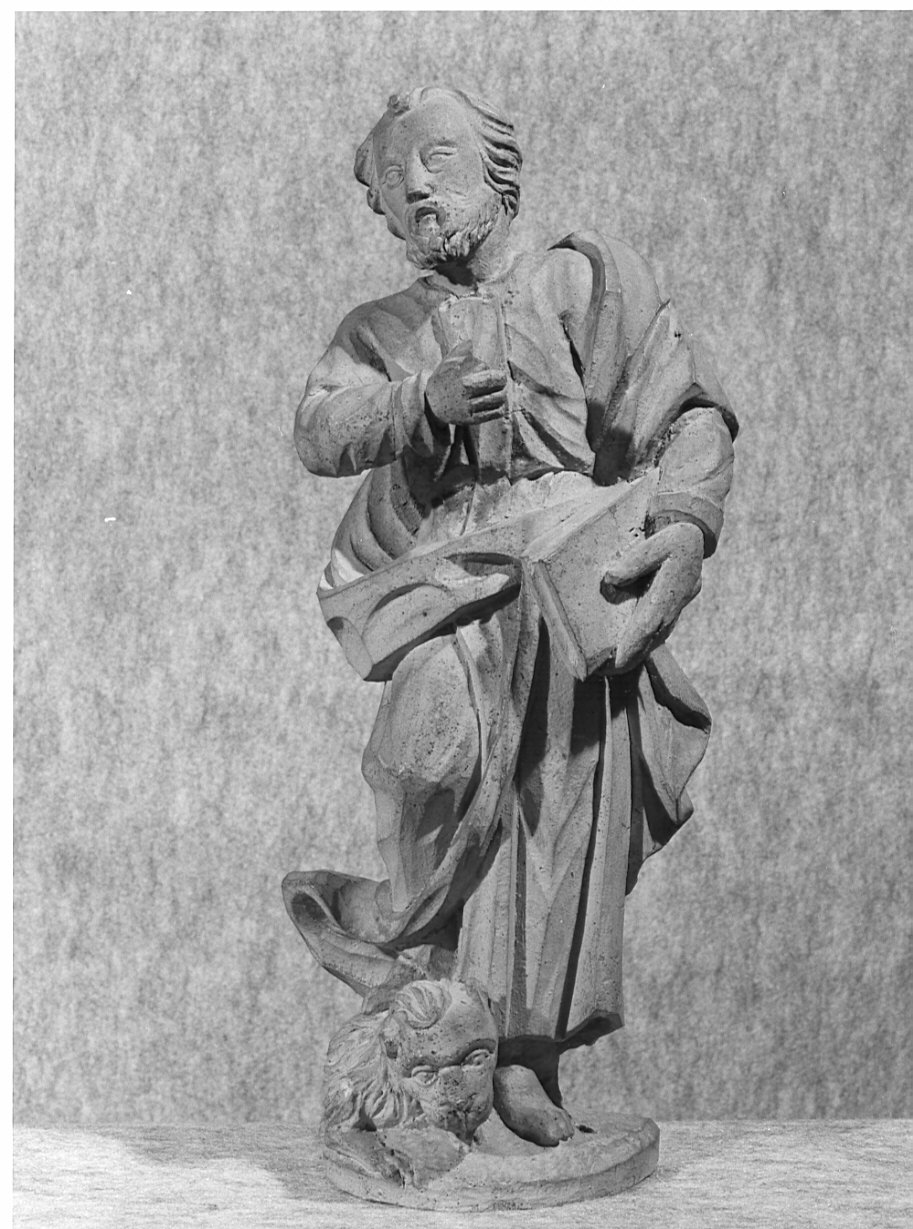 San Marco Evangelista (scultura, opera isolata) - ambito lombardo (prima metà sec. XVIII)