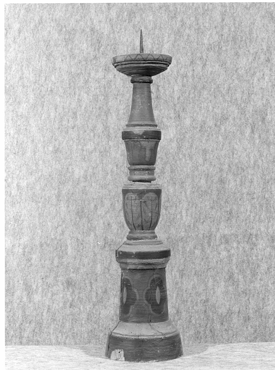 candeliere, coppia - ambito lombardo (seconda metà sec. XIX)