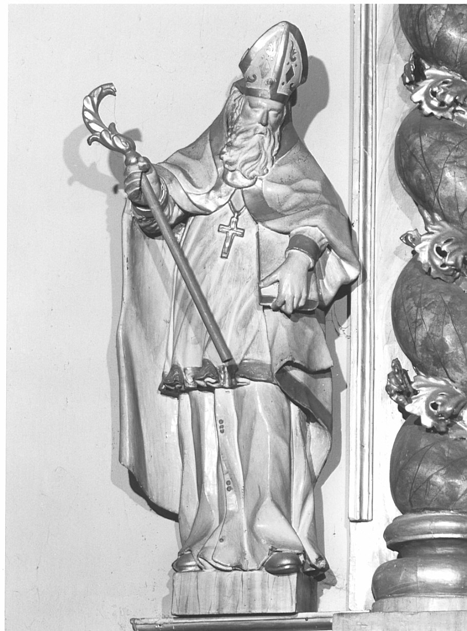 Sant'Agostino d'Ippona (statua, elemento d'insieme) di Ramus Pietro (bottega) (seconda metà sec. XVIII)
