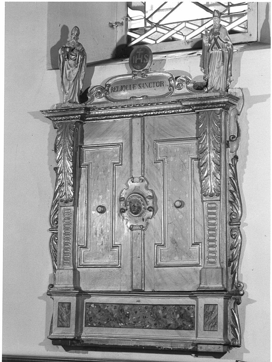 tabernacolo-reliquiario, opera isolata di Del Maino Giovanni Angelo (sec. XVI)