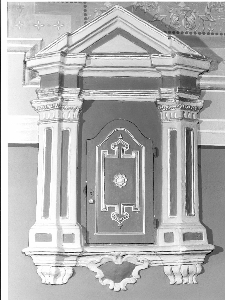 tabernacolo murale, opera isolata - manifattura lombarda (sec. XVIII)