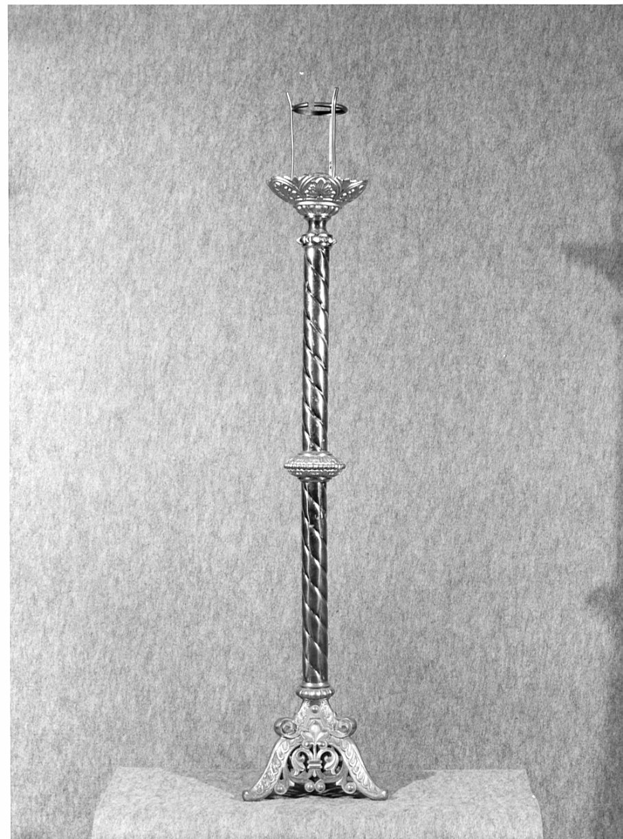 candelabro funebre, opera isolata - ambito lombardo (prima metà sec. XX)