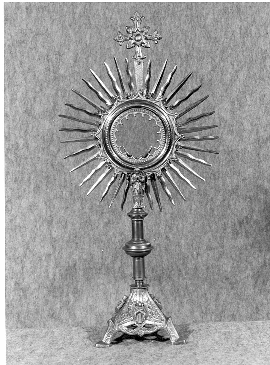 ostensorio - a raggiera, opera isolata - ambito lombardo (prima metà sec. XX)