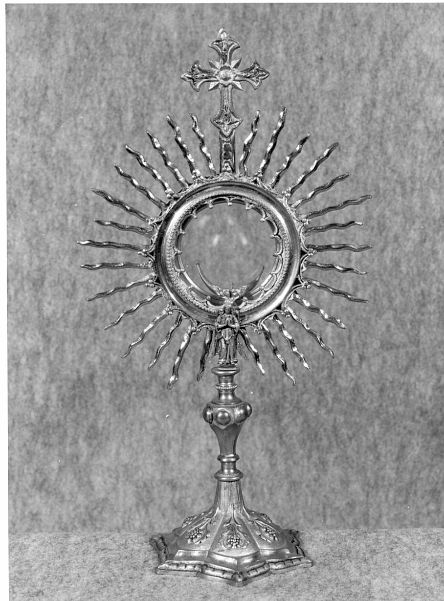 ostensorio - a raggiera, opera isolata - ambito lombardo (prima metà sec. XX)