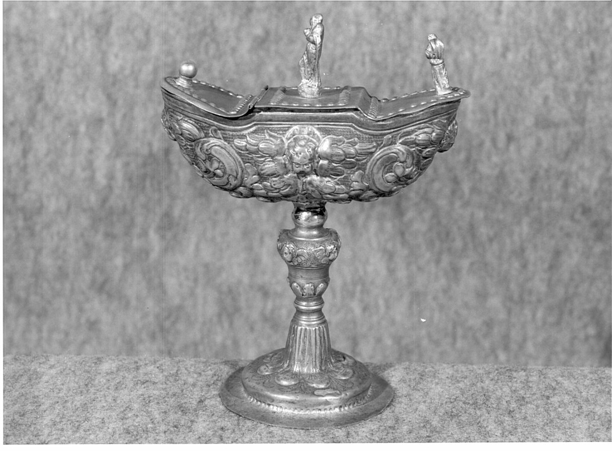 navicella portaincenso, opera isolata - ambito lombardo (fine/inizio secc. XVIII/ XIX)