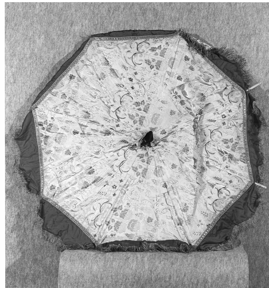 ombrellino processionale, opera isolata - manifattura italiana (sec. XIX)