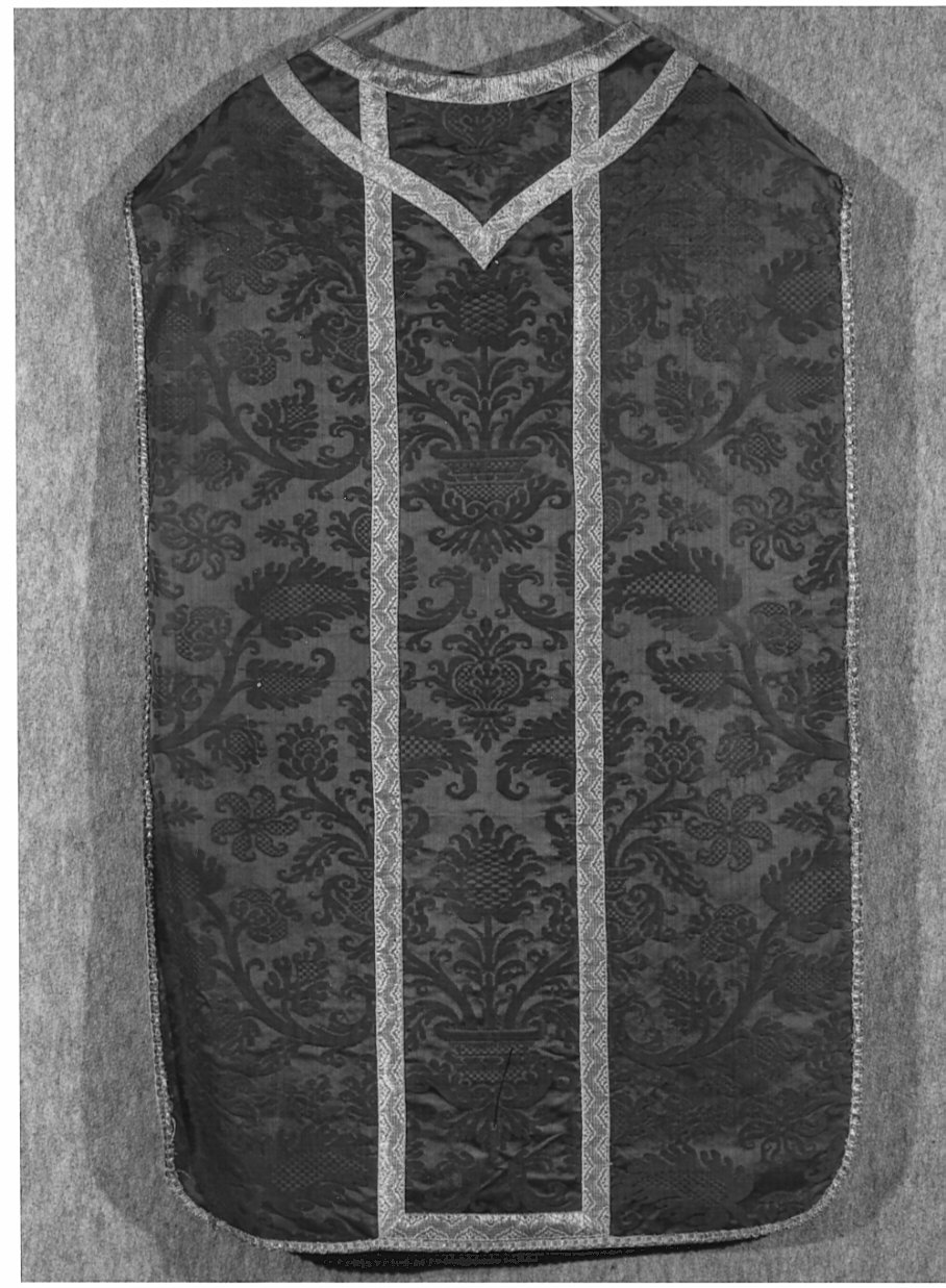 paramento liturgico, insieme - manifattura italiana (fine/inizio secc. XVI/ XVII)