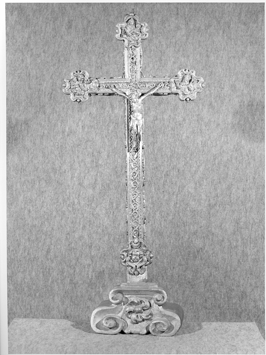 croce d'altare, opera isolata - ambito lombardo (sec. XVIII)