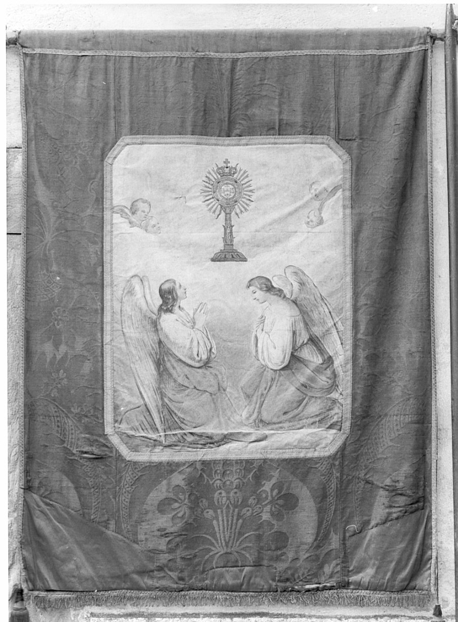 stendardo processionale - manifattura lombarda (fine/inizio secc. XIX/ XX)