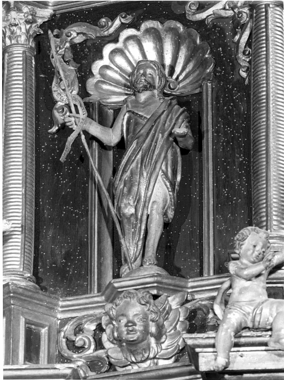 San Giovanni Battista (statua, elemento d'insieme) - ambito valtellinese (prima metà sec. XVII)