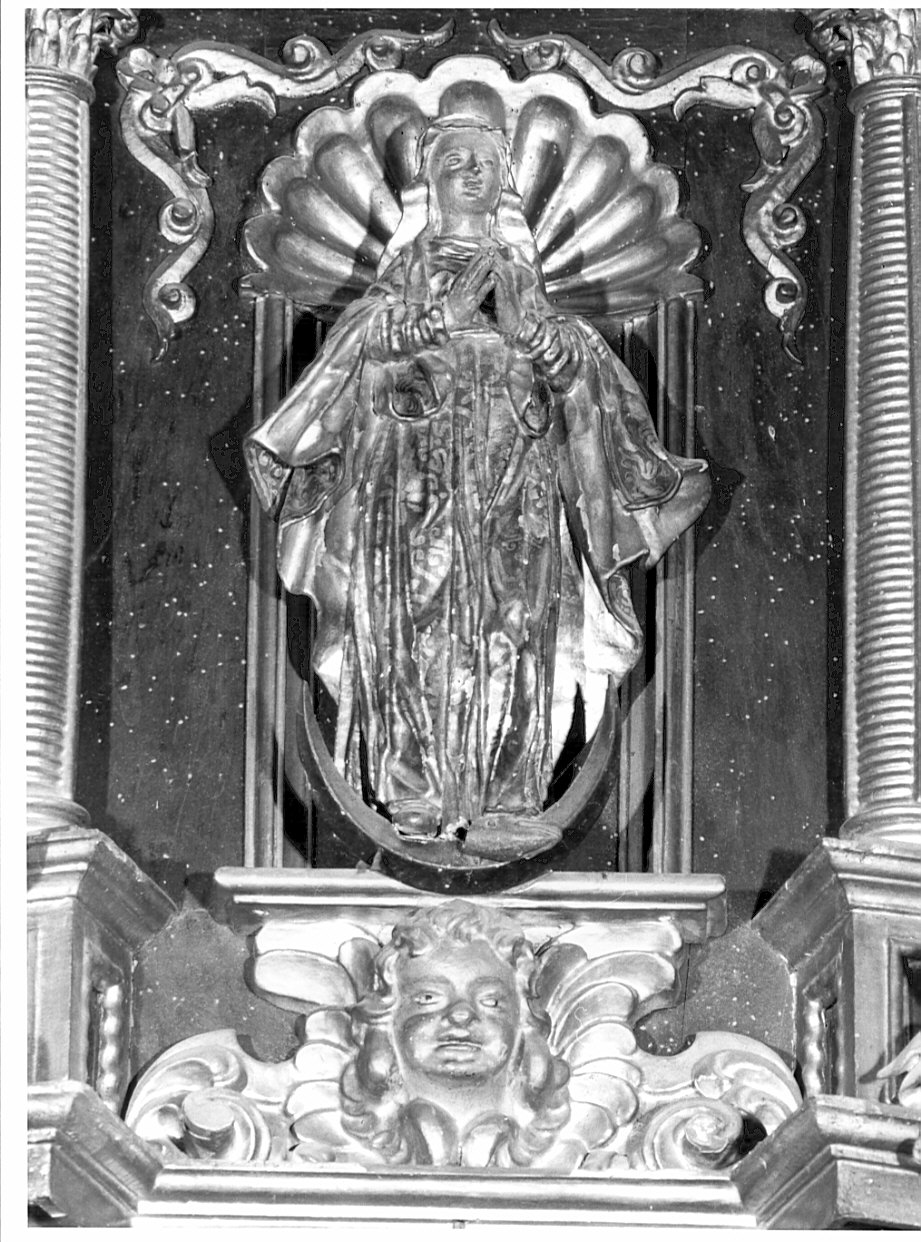 Immacolata Concezione (statua, elemento d'insieme) - ambito valtellinese (prima metà sec. XVII)