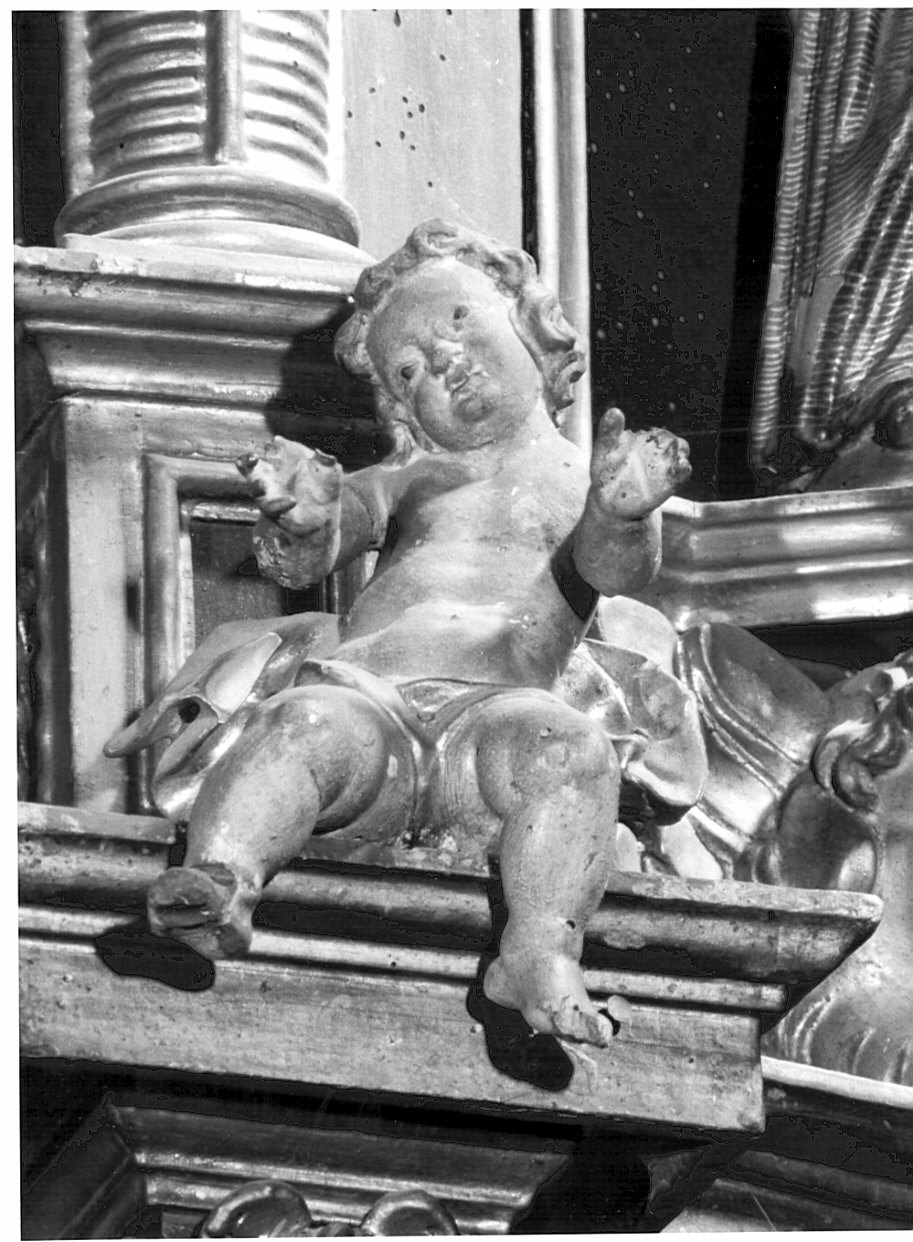 angioletti (statua, serie) - ambito valtellinese (prima metà sec. XVII)