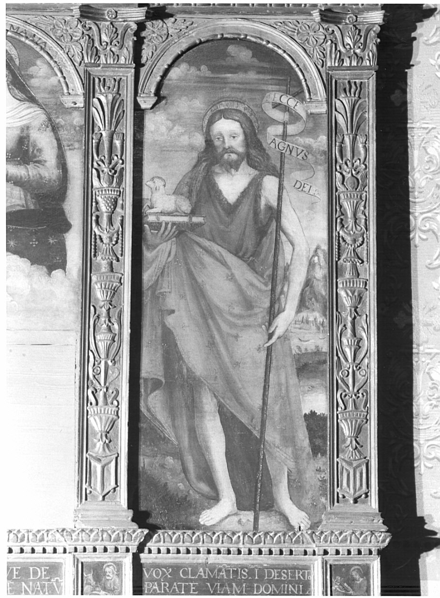 San Giovanni Battista (trittico, elemento d'insieme) di Valorsa Cipriano (sec. XVI)