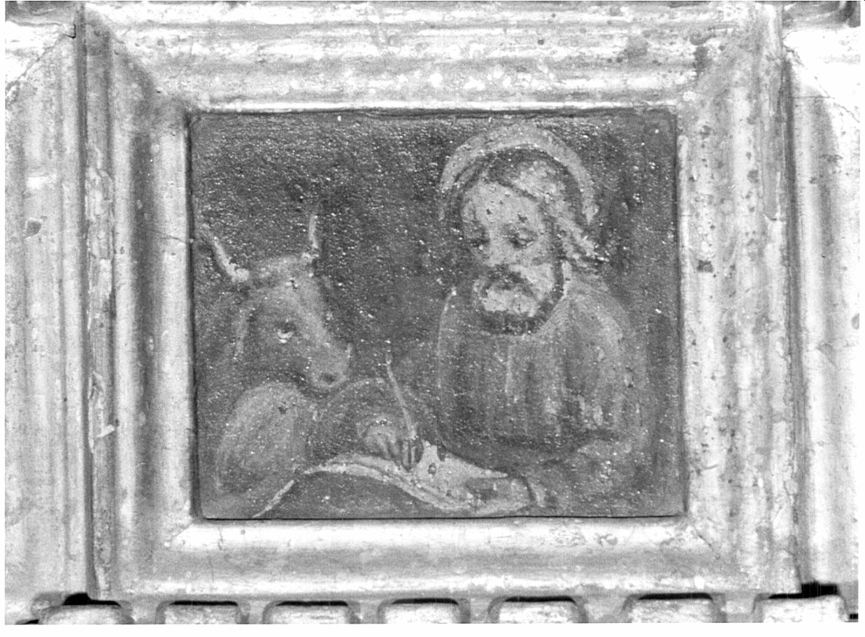 San Luca Evangelista (dipinto, elemento d'insieme) di Valorsa Cipriano (sec. XVI)