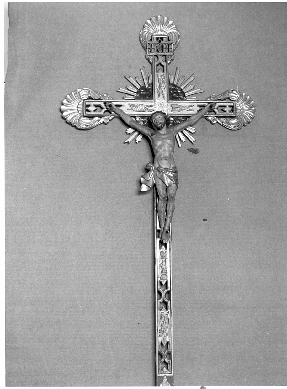 croce processionale, opera isolata - ambito lombardo (prima metà sec. XX)